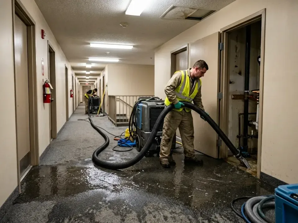 multi-unit-apartment-hallway-f-005 — frequently asked questions, Emergency Burst Pipe Water Extraction & Removal in Leadvill…